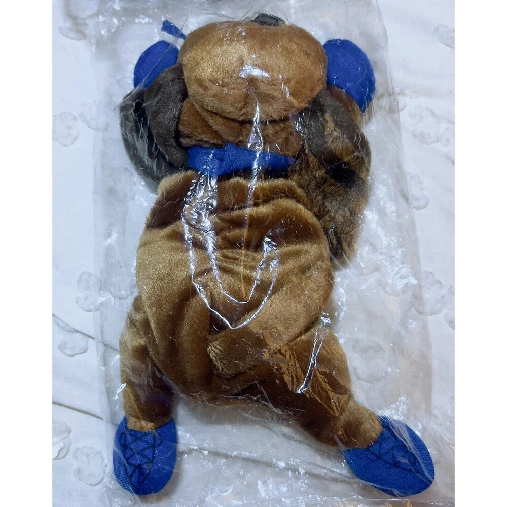 VTG 1999 SEALED ELVIS PRESLEY Plush Blue Suede Shoes RARE 9”‎ Beanie Hound Dog